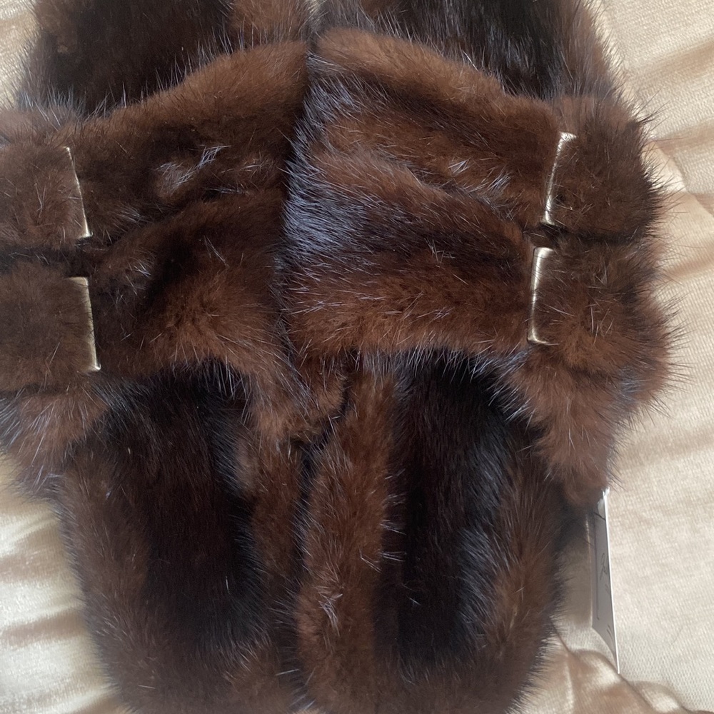 Slippers mink brand new 💯 hand made